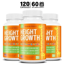Height Growth - Support Healthy Bone Growth, Bone Density ENHANCEMENT & Immunity