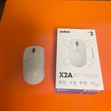 Pulsar X2A V3 Gaming Mouse Wireless White Unused Tested