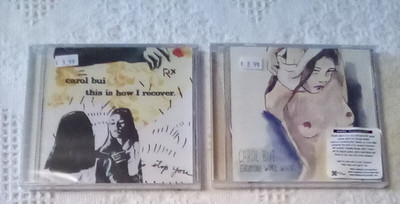 CAROL BUI 2 NEW STILL SEALED CDs This Is How I Recover--Everyone Wore White