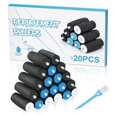  10/20Pcs Pedi Replacement Rollers 1 Count Pack of 1 , Blue,white