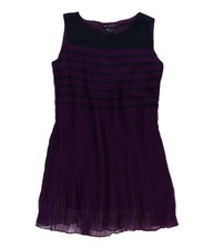 French Connection Womens Caitliing Stripe Shift Dress, Purple, 8