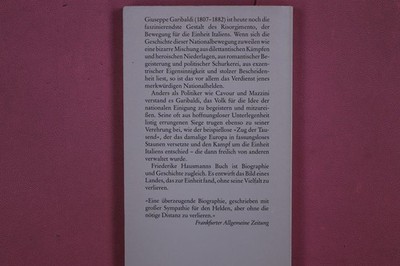 306364 Friederike Hausmann GARIBALDI Verlag Klaus Wagenbach Die Geschichte eines