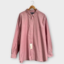 Polo Ralph Lauren Oxford Shirt Mens 4XB Salmon Pink Pony Button Down Classic 4XL