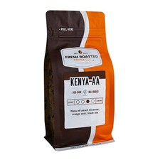 Kenya AA Ground Coffee, 12 oz Bag, Med-Dark Roast, Kosher, 100 Arabica, Rich
