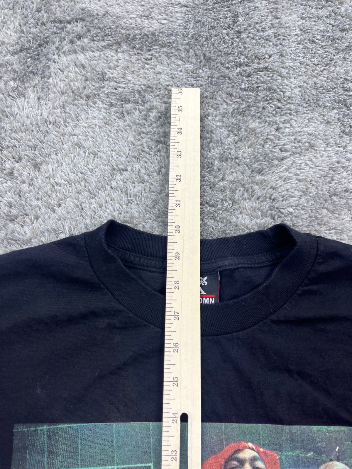 FILA Maglietta vintage Tupac Shakur uomo XL anni 90 West Coast Death Row Records maglietta rap non funzionante