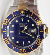 Invicta Pro Diver Men's Quartz Watch 9610A 40mm Blue Two Tone