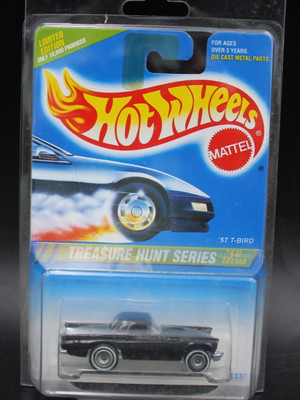 ERTL '57フォードTバード当時物 ヴィンテージミニカー1/64 海外物レア 1994 1995 Hot Wheels TREASURE HUNT 1957 '57 T- Bird THUNDERBIRD