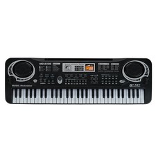 61 Keys Electronic Keyboard Piano & Microphone 16 Tones 10 Rhythms 6 Demos Gift