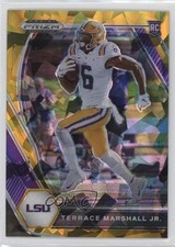 2021 Panini Prizm Draft Picks Gold Ice Prizm Terrace Marshall Jr #157 00gy
