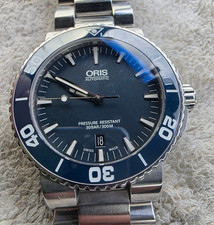 ORIS Aquis Date 7653 Date Blue Dial Automatic Men's Watch from JP