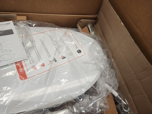 NUEVO Brondell - Asiento Bidé ALARGADO SE400 con Secador de Aire Blanco Nuevo - Imagen 7 de 10
