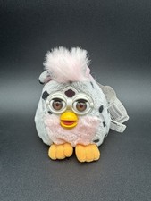 Furby Buddies More Light Plush Gray Pink Tiger Electronics Vintage 1999 NWT VTG