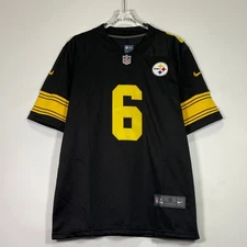 Patrick Queen #6 Black Stitched Jersey, Men's Sizes S/M/L/XL/2XL/3XL/4XL