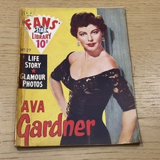 Fans Star Library AVA GARDNER - LIFE STORY, GLAMOUR PHOTOS pb 1959