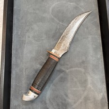 Vintage Western Boulder Colo. Pat'D Made In USA Fixed Blade Hunting Knife Sheath