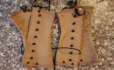 WW2 Authentic U.S. Mens Gaitors Military Issue