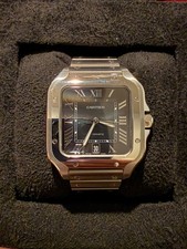 cartier santos mens used watch 40mm 