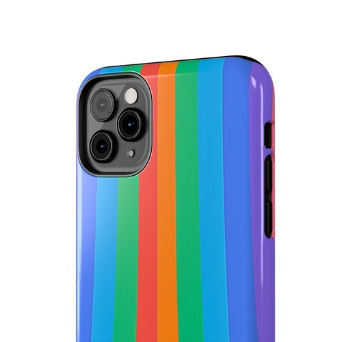 Hippie Rainbow Style Lines Tough Phone Case | Aesthetic - 第 81/108 張圖片