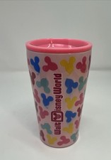 Disney Parks Walt Disney World Insulated Cup Mickey Balloon Heads Pink 16 Oz.