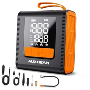 H4 Series Tire Inflator Portable Air Compressor - 150PSI - 2 in 1 - Amber
