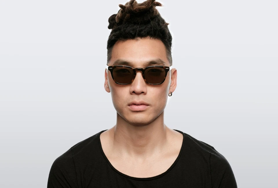 Gafas de sol Blake Kuwahara Maston ámbar tortuga 50-22-140 nuevas sin etiquetas Foto 3 de 4