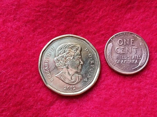 2012 Canada 1 Dollar Almost Uncirculated- Nice