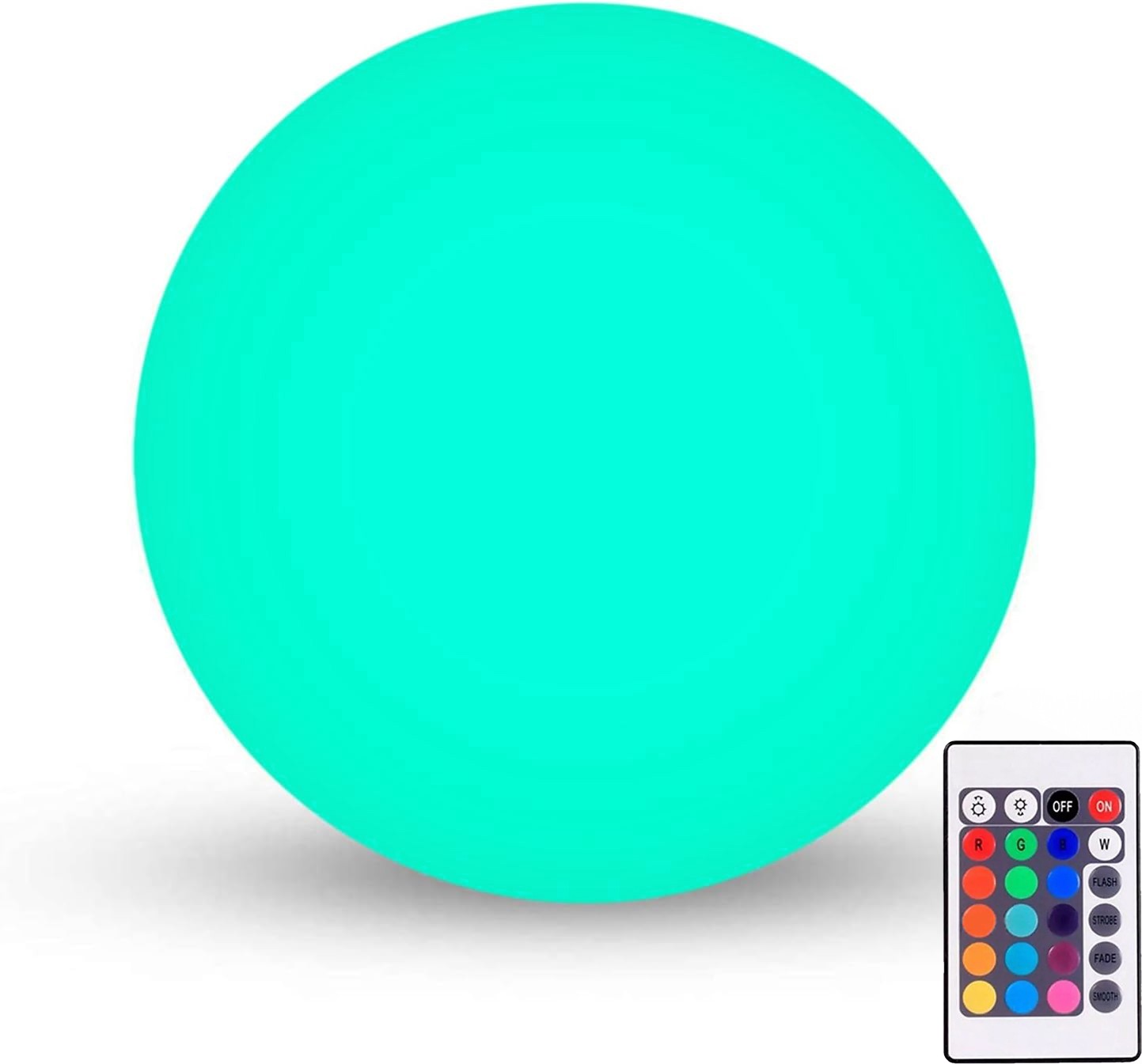 ¡Nuevo! Esfera Colorida Flotante LED - Bola De Luz Para Piscina 10" Brillante