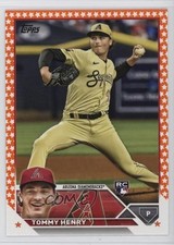 2023 Topps Complete Set Fanatics Exclusive Orange Star /99 Tommy Henry #336 0c4