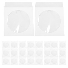100 Pcs Cd Inner Sleeves Dvd Holder Dvd/cd Storage Bags Disc Pouch