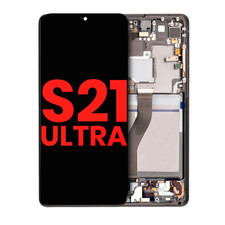 For Samsung Galaxy S21 Ultra OLED Display Touchscreen with Frame  Fingerprint 