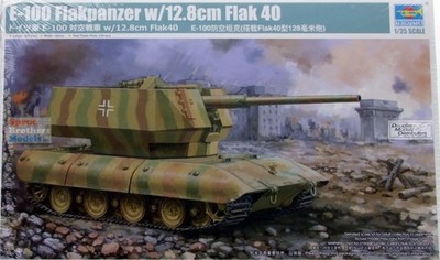 TRP09585 1:35 Trumpeter E-100 Flakpanzer w/ 12.8cm Flak 40