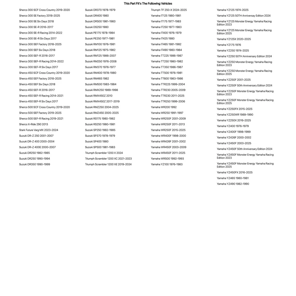 Tusk Dsport® Adventure Tire For HUSQVARNA FX 450 2017-2024 - Image 4 of 4