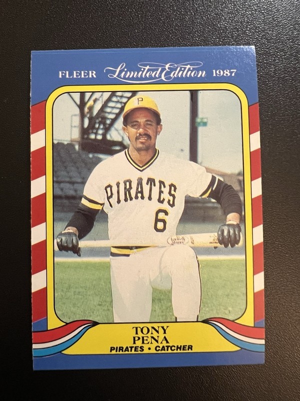 1987 Fleer Limited Edition Baseball Superstars - Tony Pena #32