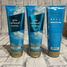 3 Bath  Body Works Sea Island Shore 24HR Ultimate Hydration Body Cream 8 OZ