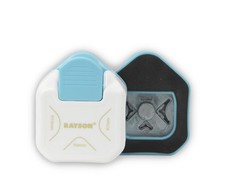 White Blue 3 in 1 Corner Cutter Punch 4mm 7mm 10mm Paper Rounder