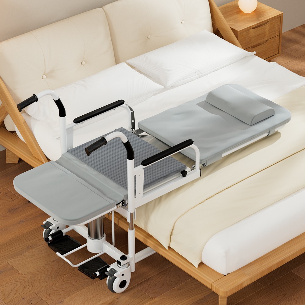 Patient Chair Hydraulic Transferred Lift Reclining transfer bed With potty