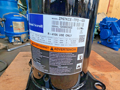 COPELAND SCROLL COMPRESSOR ZP67KCE-TFD-420 R410A NEW | eBay