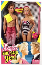 Barbie and Ken She Said Yes Gift Set - T7431 Never Removed from Box 2010 Mattel