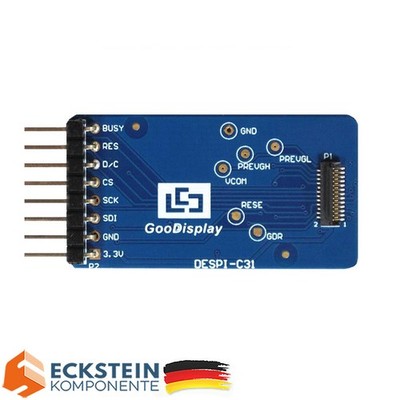GoodDisplay 3,1-Zoll  E-Paper HAT Adapter Board DESPI-C31
