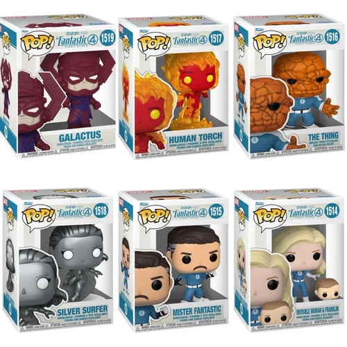 Los Cuatro Fantásticos: Primeros Pasos Funko Pop! Figura Vinilo Onda 1 Preventa Final 