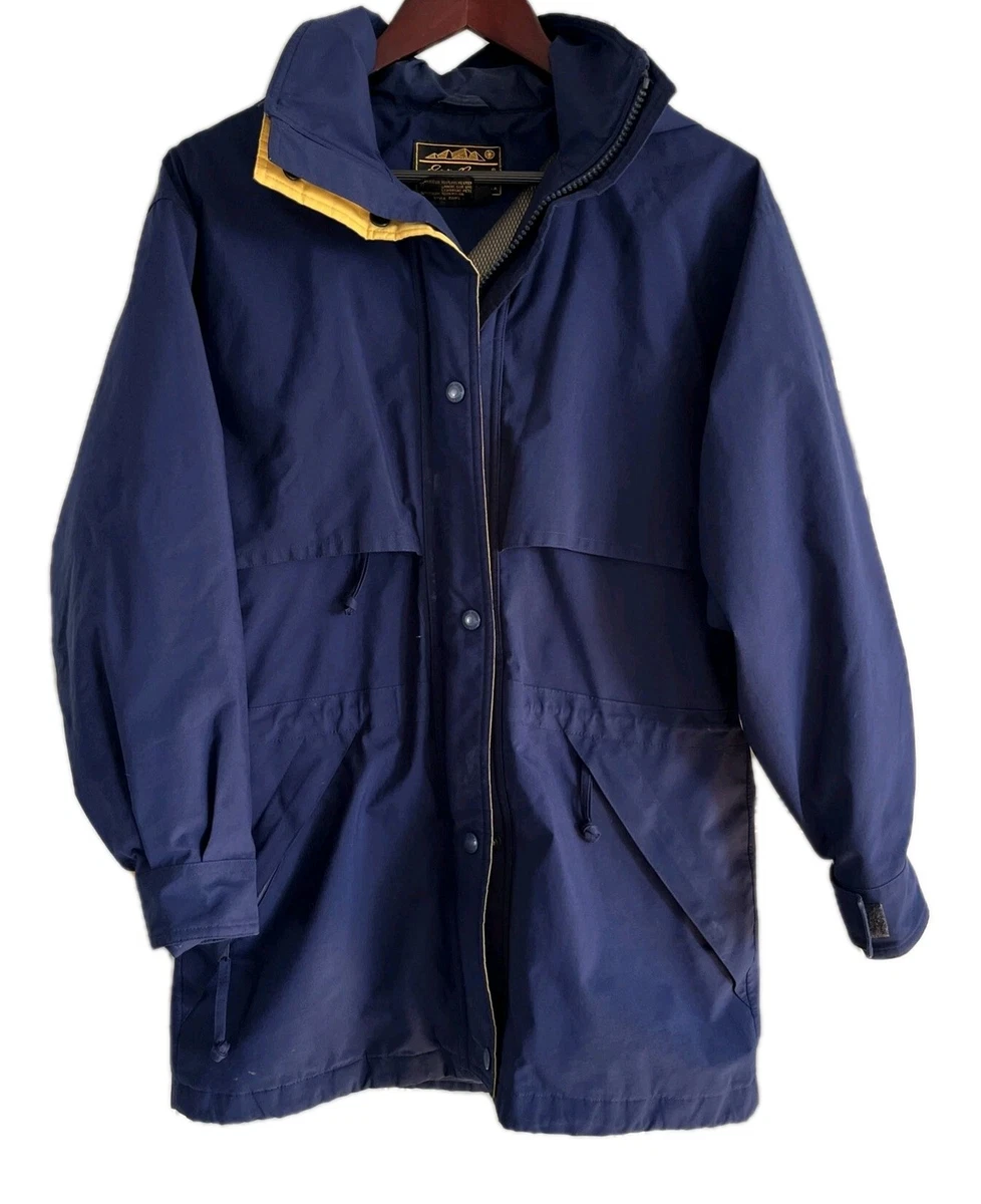 Veste Eddie Bauer WeatherEdge Femme - Bleu, Taille M - Imperméable, Capuche, Légère