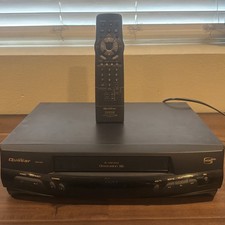 Quasar VHQ-940 Omnivision 4-Head VCR VHS Player Recorder - With Remote - Working