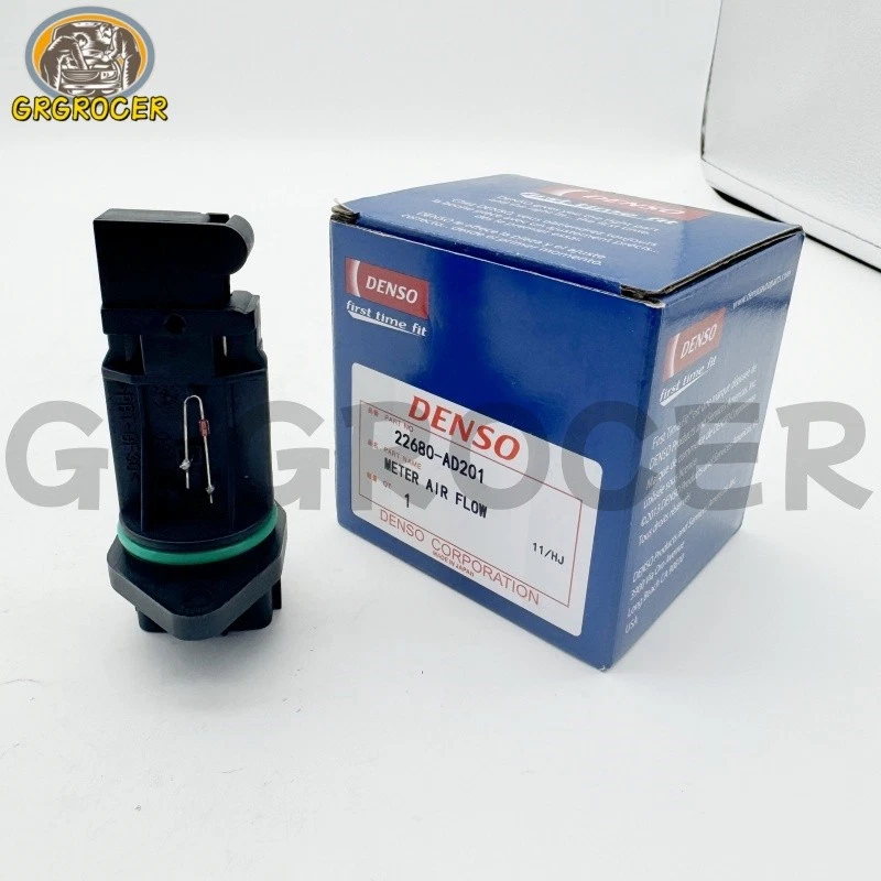 DENSO 22680-AD201 Mass Air Flow Meter Sensor For Nissan Maxima Infiniti Subaru Foto 2 de 4