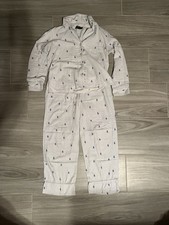 Ralph Lauren Kids' Polo Pajama Set White/Blue Stripe