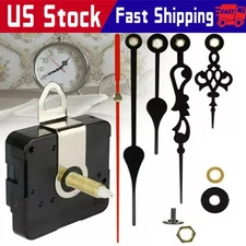 DIY Clock Parts Movement Quartz Mechanism Wall Replacement Repair Tool Hands Kit