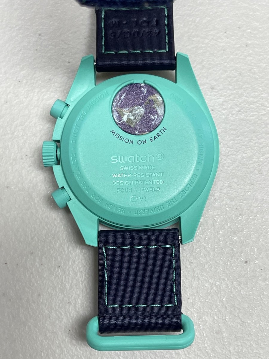 Omega x Swatch Mission On Earth - Polar Lights MoonSwatch Brand