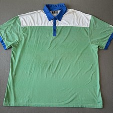 Callaway Polo Shirt Mens 3XL Blue Opti Dri Golf Performance Wicking Stretch