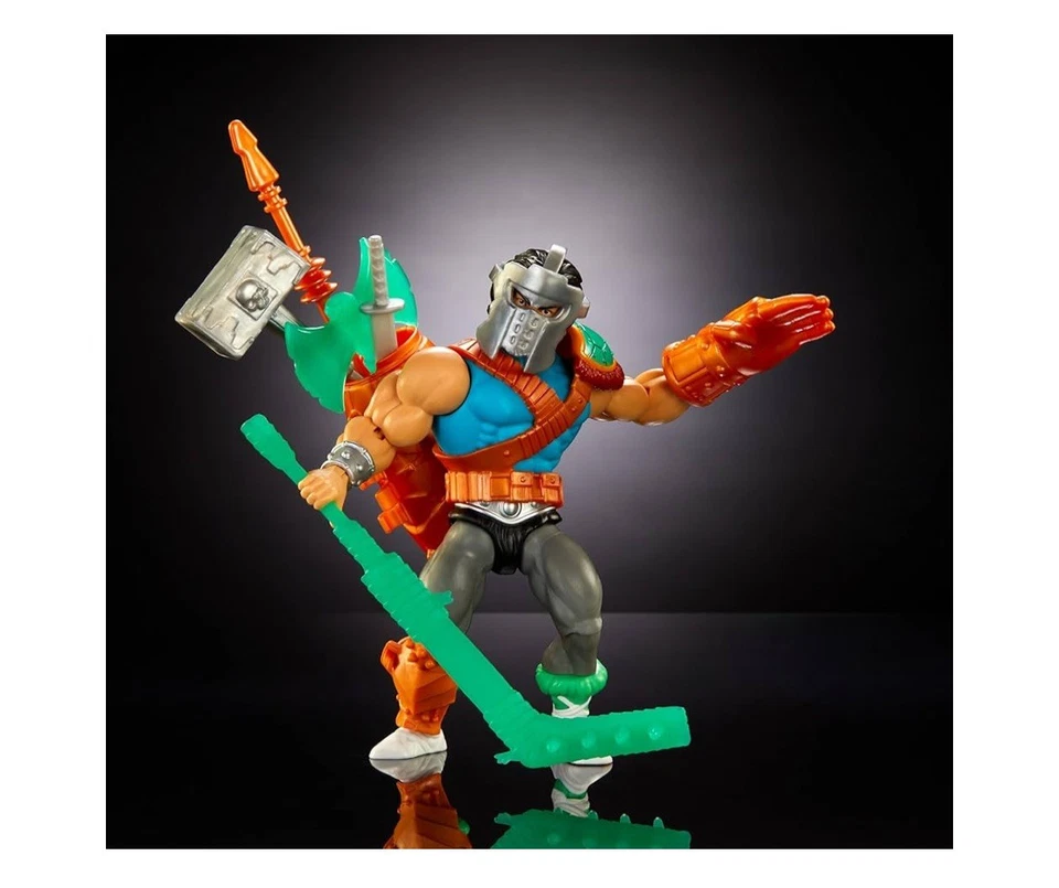 Figura de acción MOTU Origins Turtles of Grayskull Casey Jones escala 5,5 pulgadas Foto 3 de 4