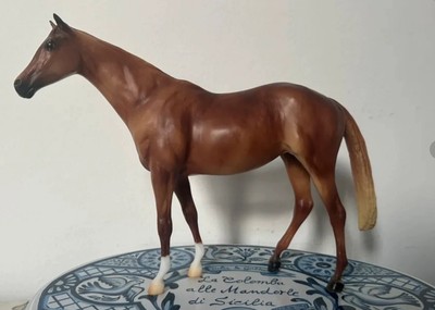Breyer #1727 Chestnut Thoroughbred Mare From Let s Go Racing Set