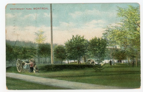 Westmount Park MONTREAL Quebec Canada 1909 Montreal Import Co. Postcard 181